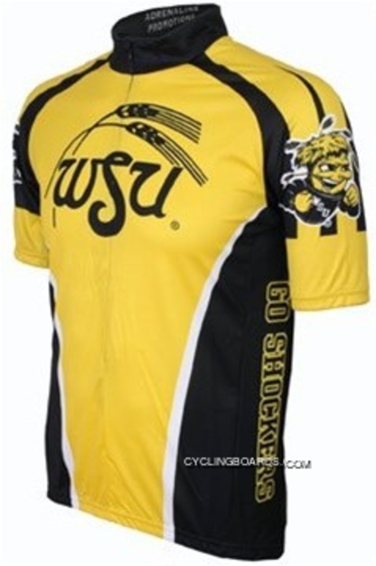 Coupon Wsu Wichita State University Shockers Cycling Short Sleeve Jersey Tj-171-8962