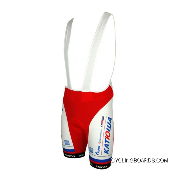 Latest Katusha Russian Champ 2012-2013 Professional Cycling Team - Cycling Strap Trousers Kit Tj-265-6397