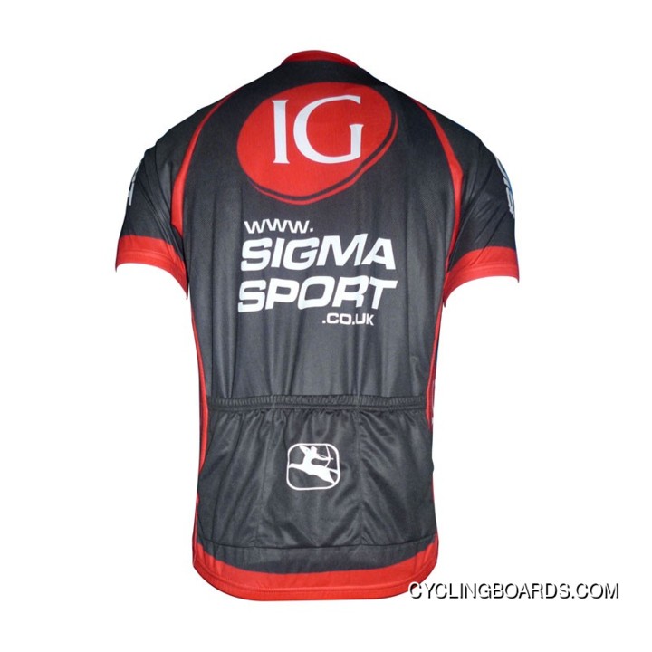 Free Shipping 2012 Team IG - Sigma Sport Short Sleeve Cycling Jersey TJ-965-1900