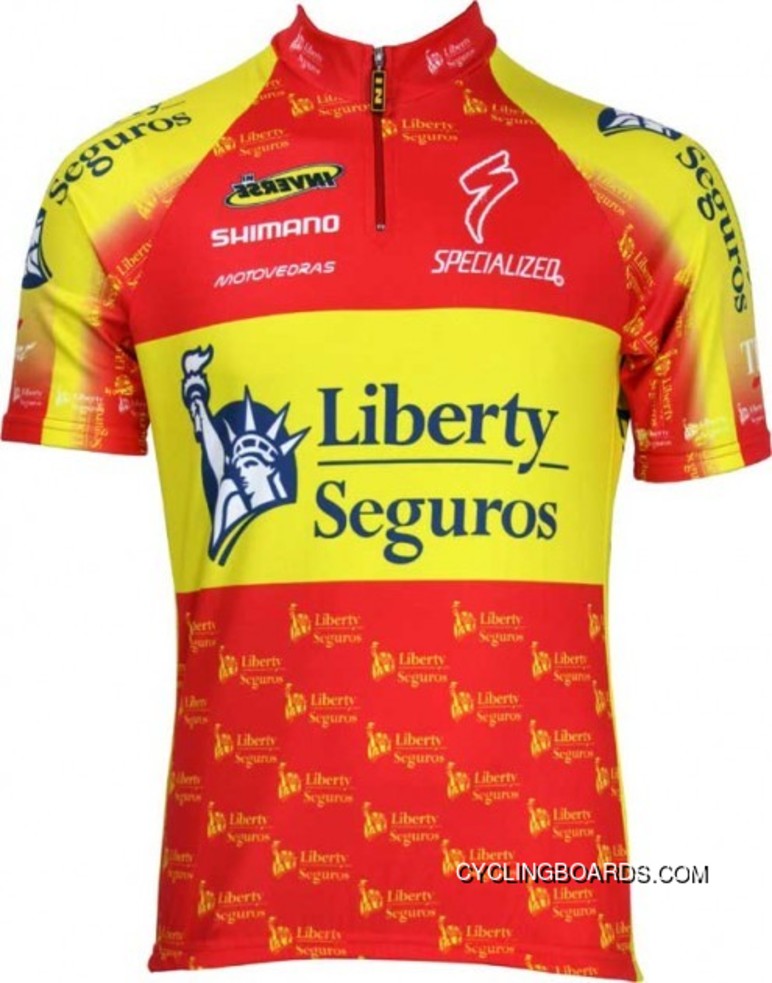 Discount Liberty Seguros 2009 Spanischer Meister Inverse Radsport-Profi-Team - Short Sleeve Jersey Tj-020-0923