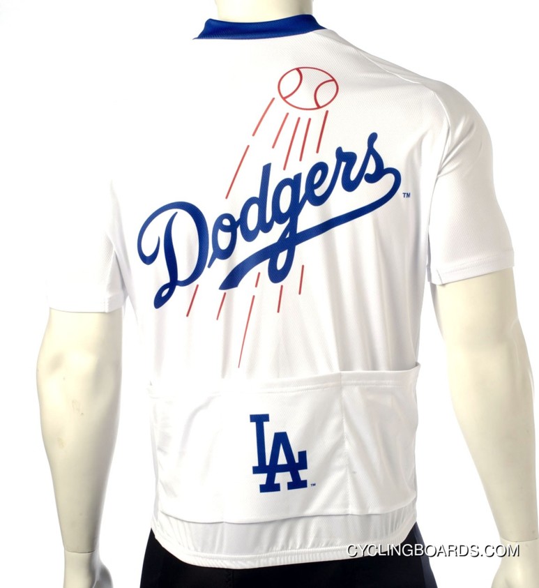 Mlb Los Angeles Dodgers Cycling Jersey Short Sleeve Tj-734-8212 Outlet