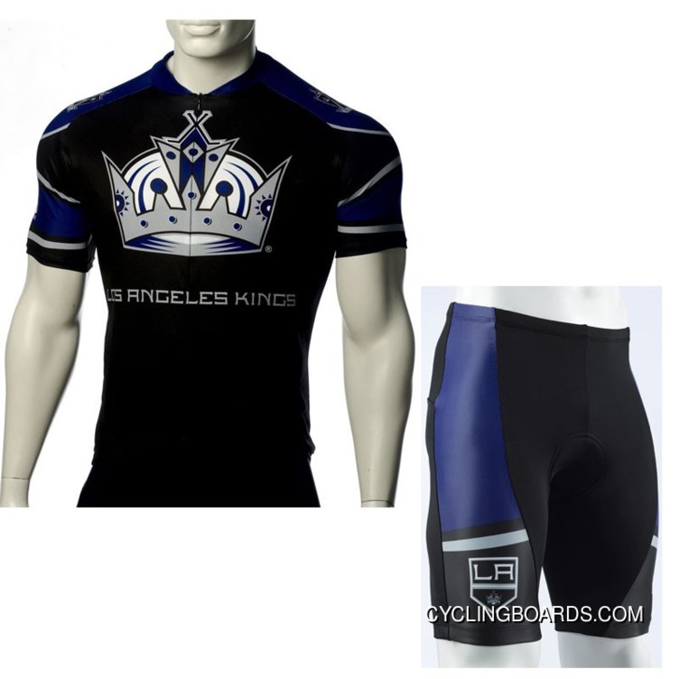 Coupon Nhl Los Angeles Kings Cycling Jersey Bike Clothing Cyclist Outfit Cycle Garb Shorts Set Kit Tj-882-4619