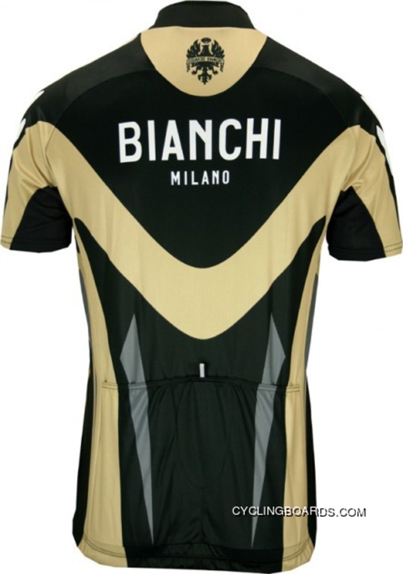 Bianchi Milano Short Sleeve Jersey (Continuous Zipper) - Novi Tj-773-7680 Best