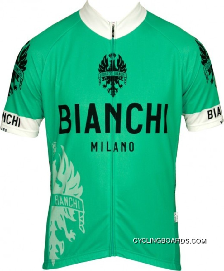 For Sale Bianchi Milano Short Sleeve Jersey E12Edoardo1 Celeste Tj-416-6961