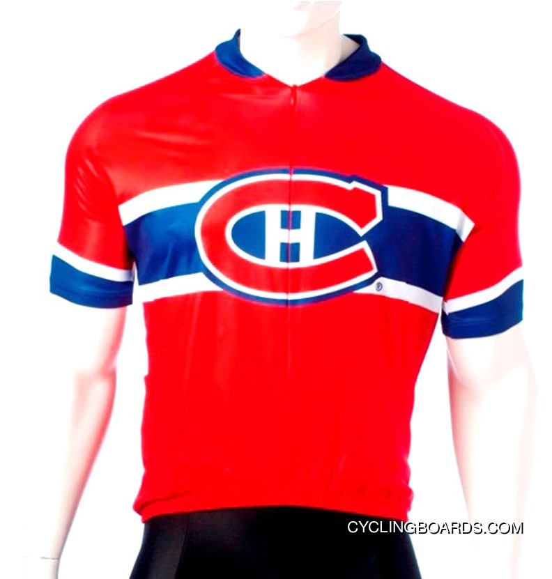 Coupon Montreal Canadiens Cycling Jersey Short Sleeve Tj-888-3971