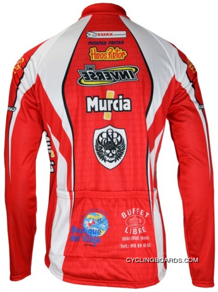 MURCIA 2010 Inverse Professional Cycling Team Jersey Long Sleeve TJ-114-2727 New Release