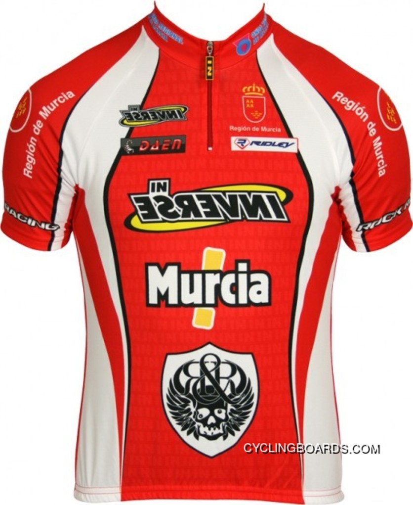 Top Deals Murcia 2010 Inverse Professional Cycling Team - Cycling Jersey Short Sleeve Tj-058-4708