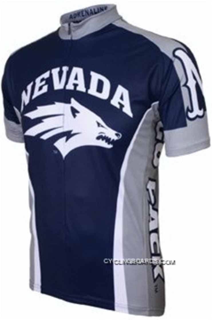 Unr University Of Nevada Reno Wolf Pack Cycling Short Sleeve Jersey Tj-510-2043 New Year Deals