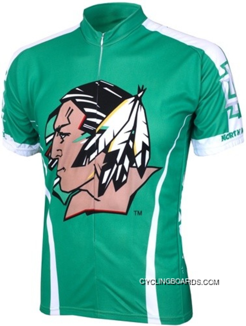 Und University Of North Dakota Fighting Sioux Cycling Short Sleeve Jersey Tj-868-1982 Discount