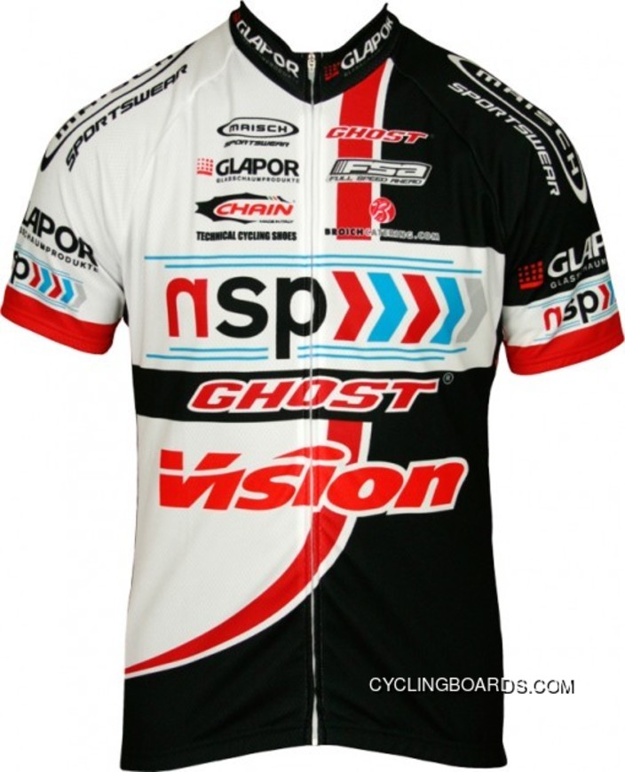 NSP-GHOST 2012 Maisch Radsport-Profi-Team Short Sleeve Jersey TJ-645-6307 For Sale
