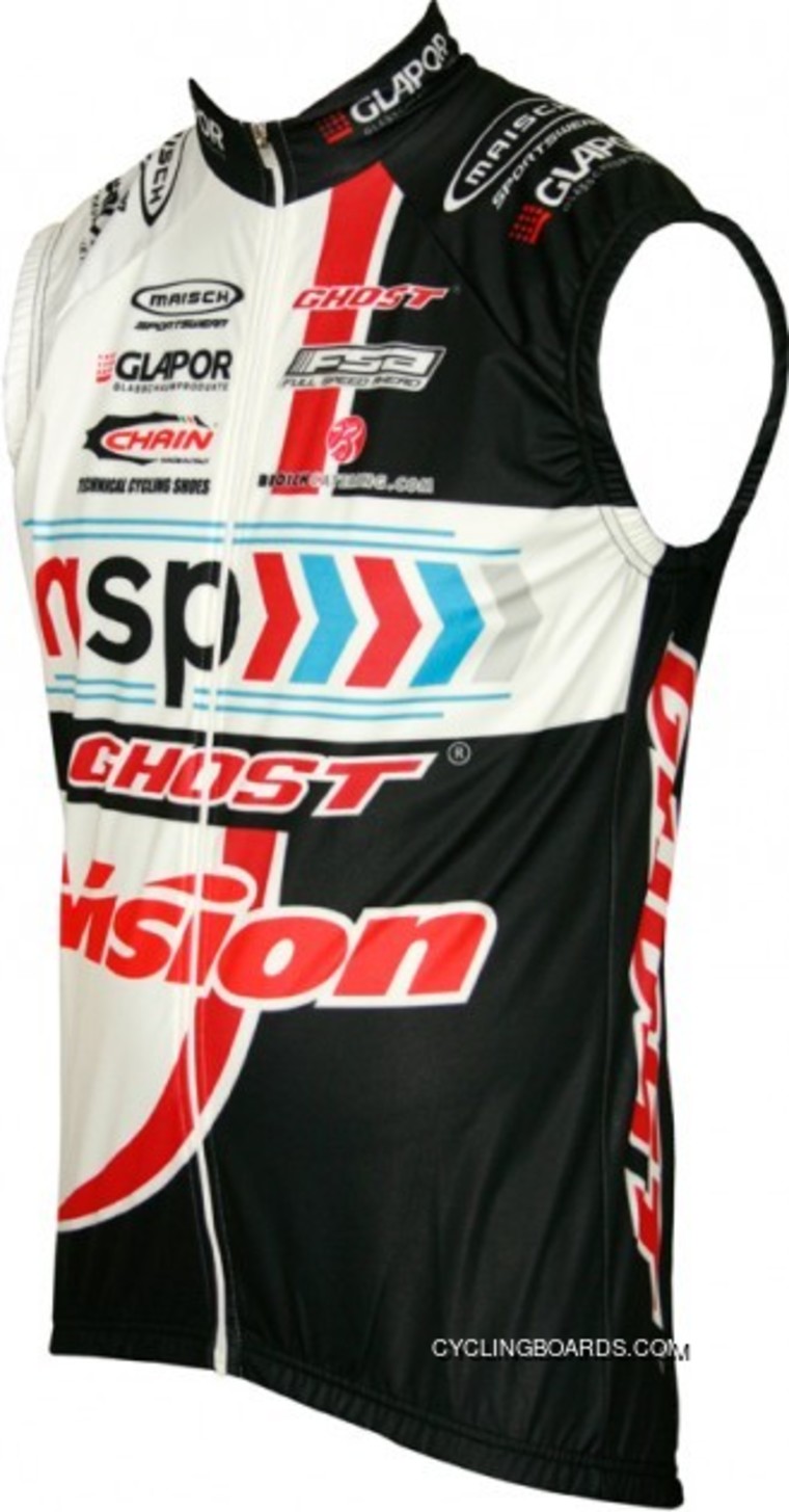 Best NSP-GHOST 2012 Maisch Radsport-Profi-Team Sleeveless Jersey Vest TJ-196-6022