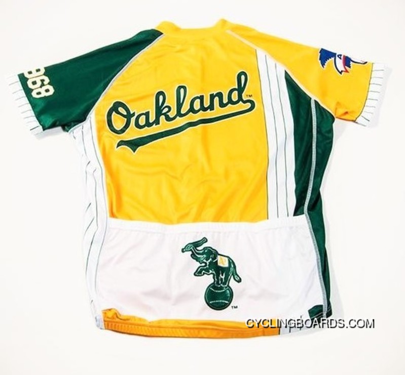 Coupon Mlb Oakland Athletics Cycling Jersey Bike Clothing Cycle Apparel Shirt Ciclismo Tj-996-4322