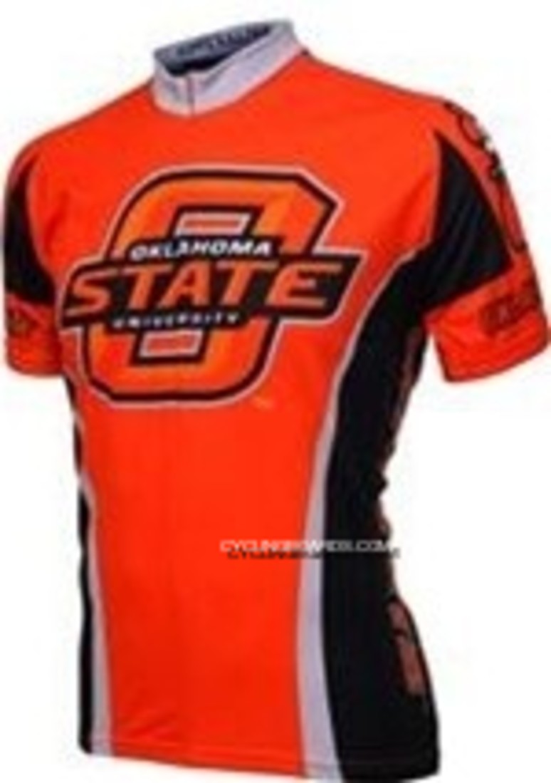 Discount OKState,OSU Oklahoma State University Cowboys Cycling Jersey TJ-004-0765