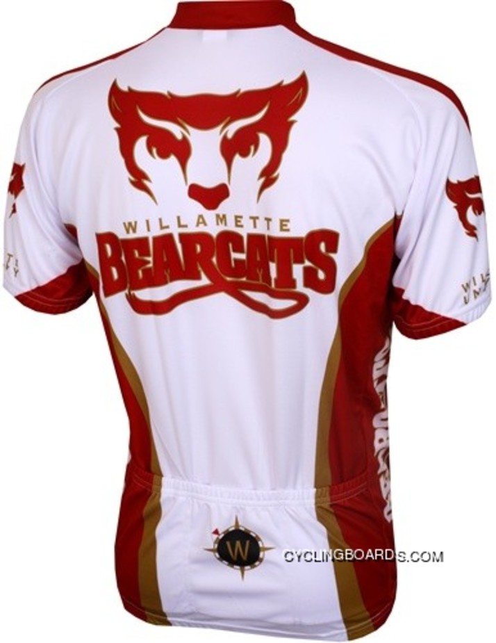 Willamette University Bearcats Cycling Short Sleeve Jersey TJ-409-8769 New Year Deals