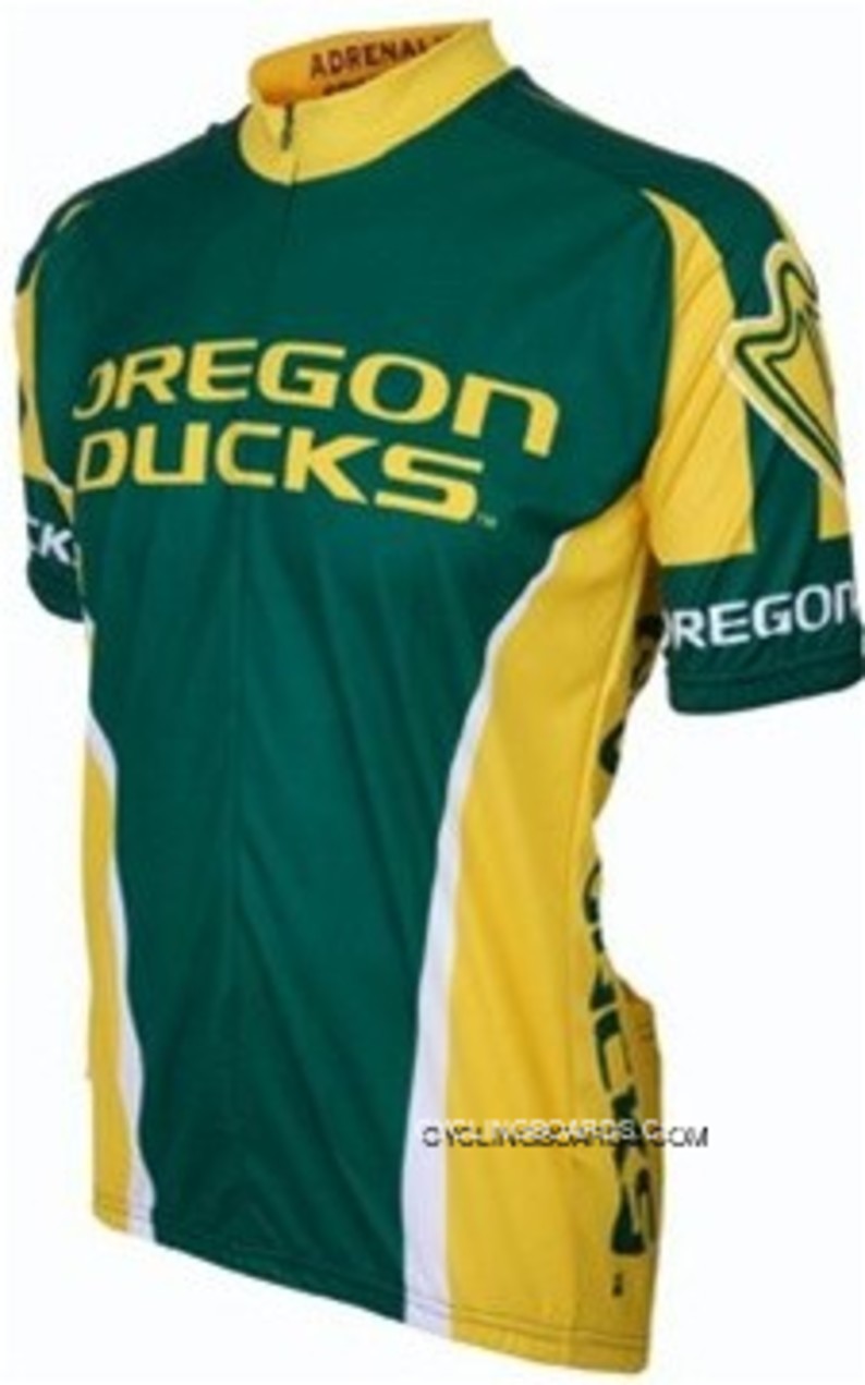 Super Deals UO University Of Oregon Ducks Cycling Short Sleeve Jersey TJ-014-7529