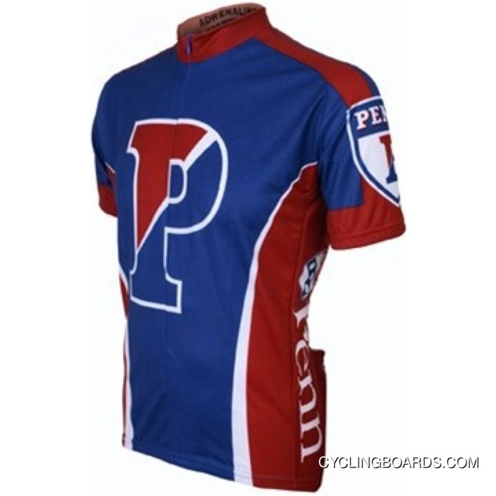 UPenn University Of Pennsylvania Cycling Short Sleeve Jersey Penn TJ-602-6880 New Release
