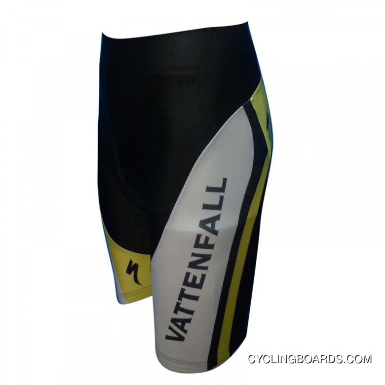 2012 Puma Sap Vattenfall Focus Black Yellow Team Cycling Shorts New Release