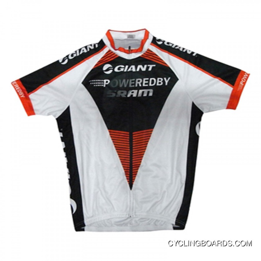 Discount 2011 Giant Poweredby Sram Cycling Jersey Short Sleeve