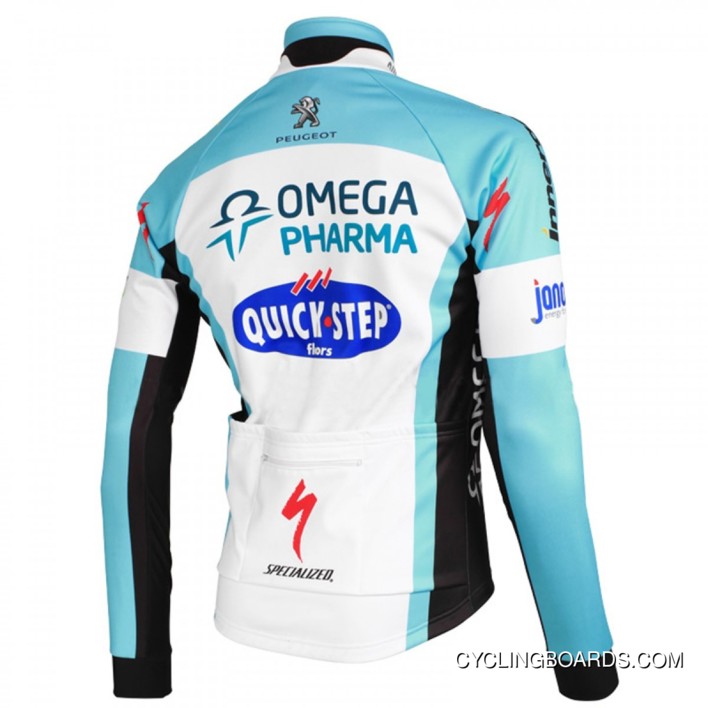 Free Shipping Omega Pharma-Quick Step Long Sleeve Jersey 2012