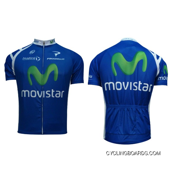 Online 2012 Movistar Team Cycling Short Sleeve Jersey