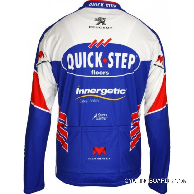 New Release Quickstep 2011 Vermarc Radsport-Profi-Team Winter Fleece Long Sleeve Jersey Jacket