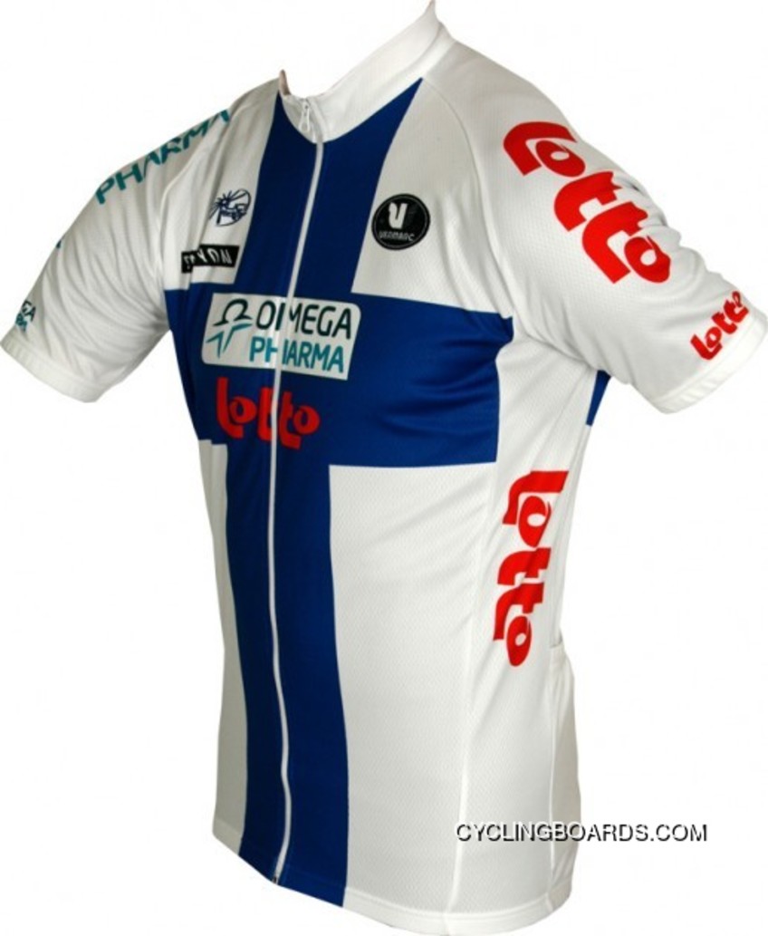 Omega Pharma-Lotto Finnischer Meister 20102011 Vermarc Radsport-Profi-Team - Short Sleeve Jersey New Release