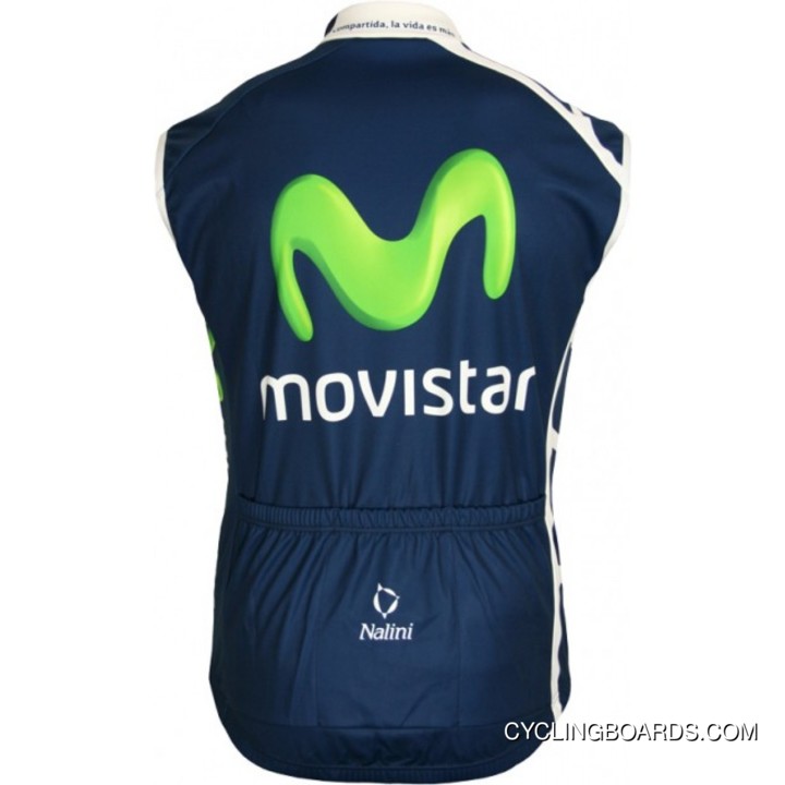 Movistar 2011 Radsport-Profi-Team Sleeveless Jersey Vest New Release