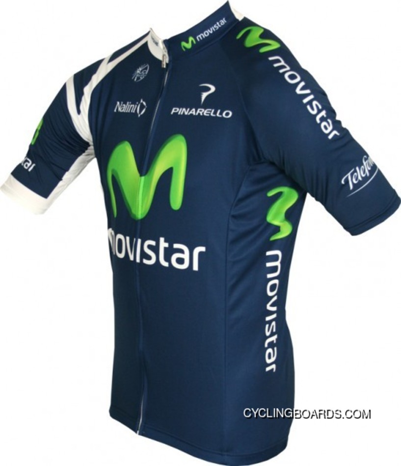 Movistar 2011 Radsport-Profi-Team Short Sleeve Jersey Best