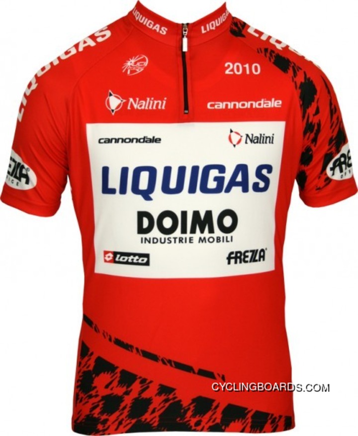 New Release Liquigas 2010 Vuelta España Sieger Radsport-Profi-Team Short Sleeve Jersey