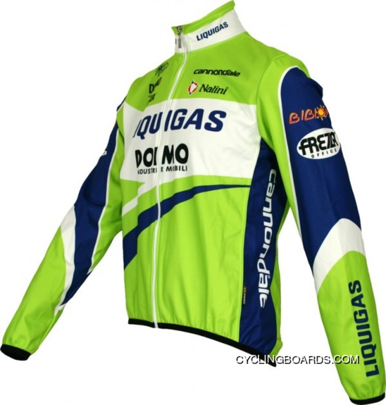 Liquigas 2010 Radsport-Profi-Team Winter Fleece Long Sleeve Jersey Latest