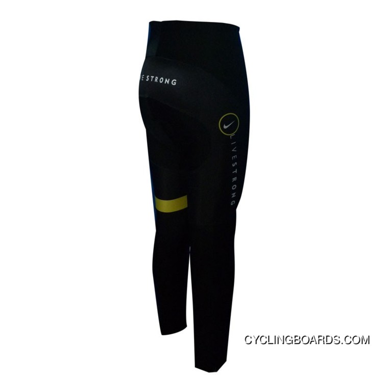 2012 LIVESTRONG Black Cycling Winter Pants Discount