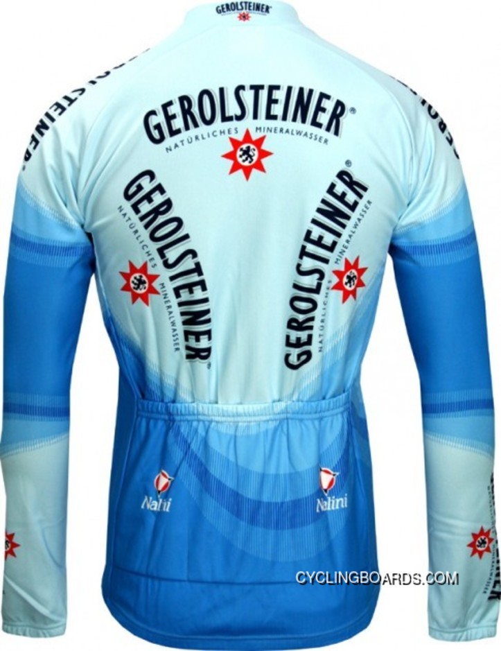 Online Gerolsteiner 2006 Skoda Radsport-Profi-Team-Winter Fleece Long Sleeve Jersey Jacket