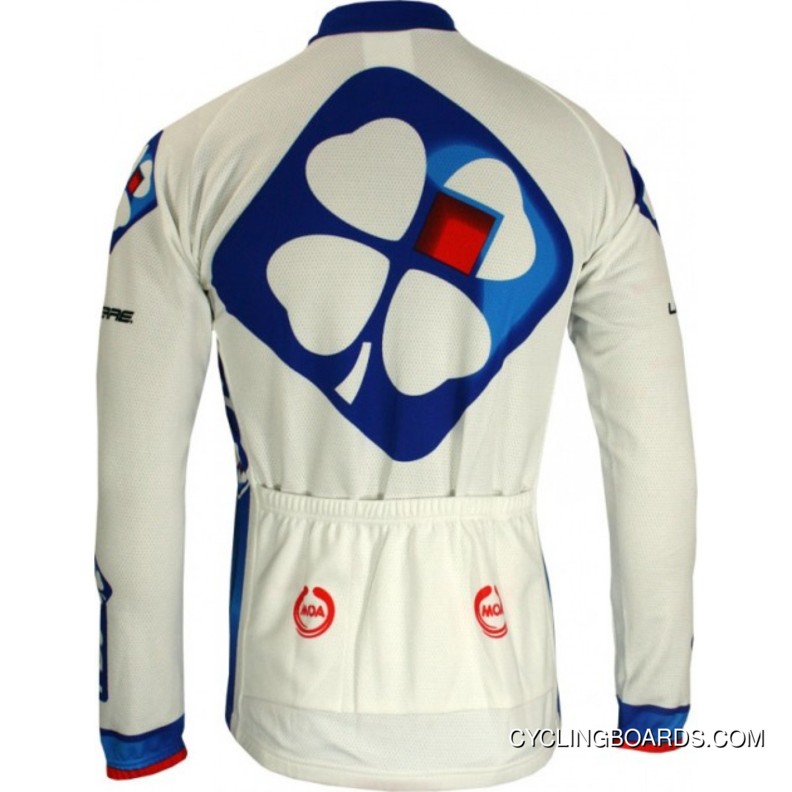 Francaise Des Jeux FdJ - Tour 2010 Radsport-Profi-Team - Long Sleeve Jersey Outlet
