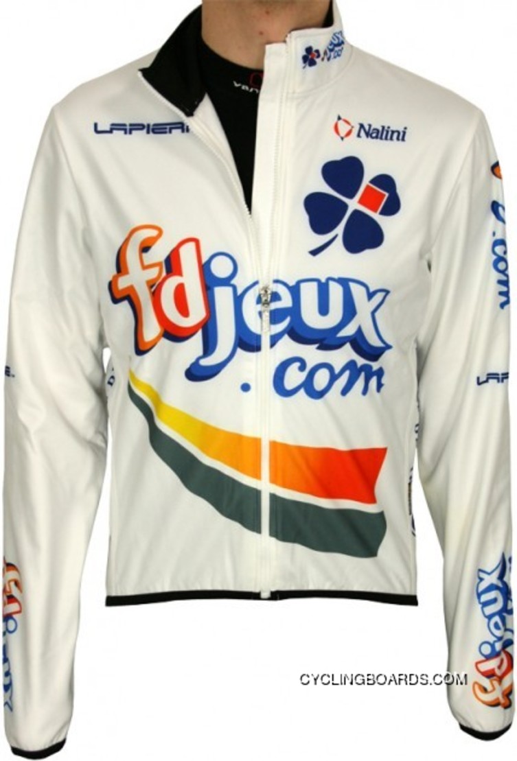 Francaise Des Jeux FdJ 2004 Radsport - Winter Fleece Jersey Jacke Super Deals