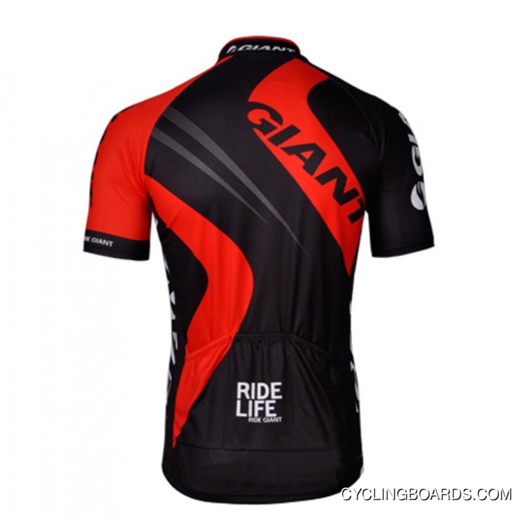 New Style 2012 Giant Black-Red Cycling Short Sleeve Jersey