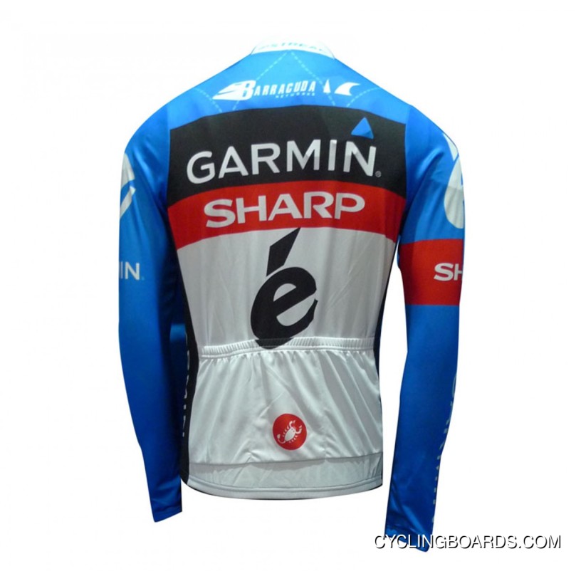 Best Garmin-Barracuda Garmin-Sharp Tdf Long Sleeve Jersey 2012