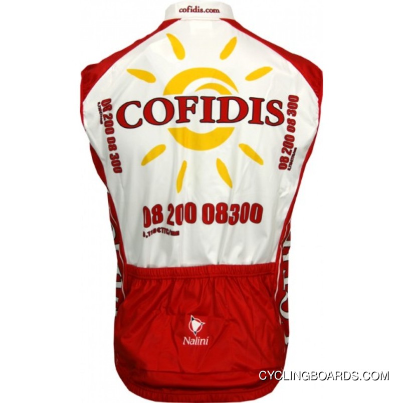 Cofidis 2009 Radsport-Profi-Team - Sleveless Jersey Vest Free Shipping