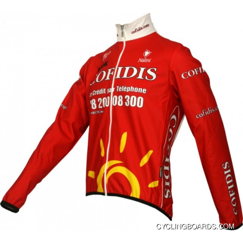 For Sale Cofidis 2009 - Radsport-Profi-Team-Winter Fleece Long Sleeve Jersey Jacket