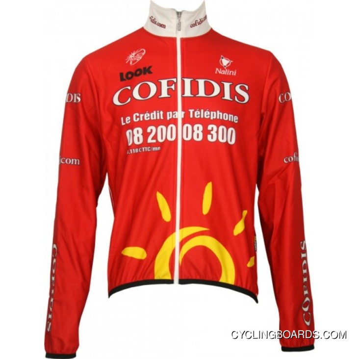 For Sale Cofidis 2009 - Radsport-Profi-Team-Winter Fleece Long Sleeve Jersey Jacket