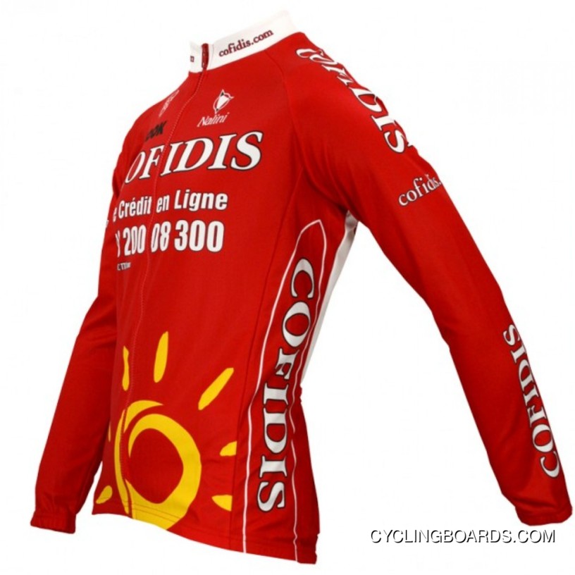Best Cofidis 2009 Radsport-Profi-Team-Long Sleeve Jersey