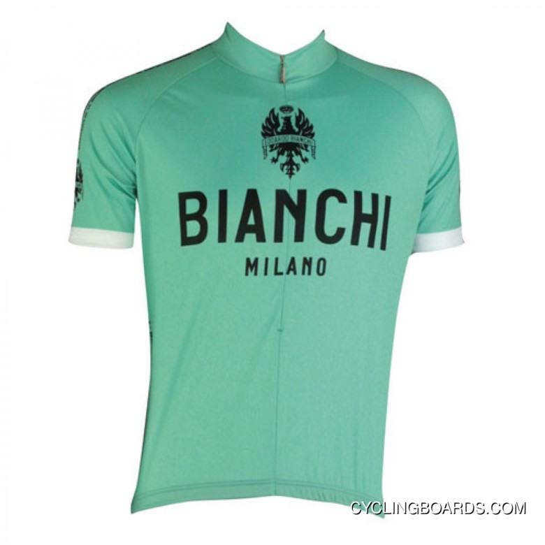 Outlet Bianchi Pride Celeste Green Classic Jersey Short Sleeve