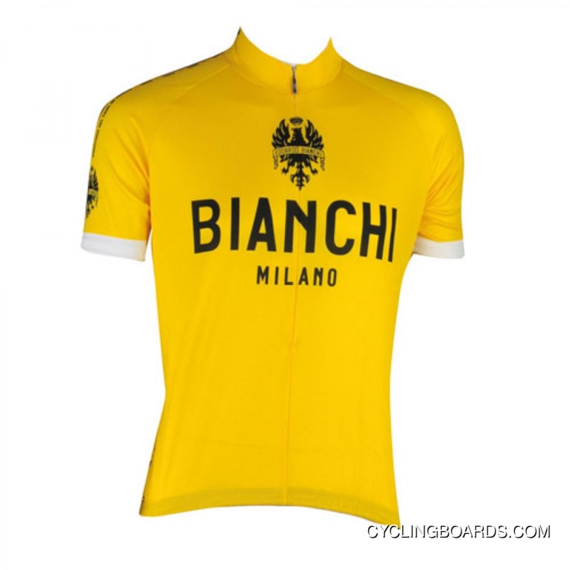 Bianchi Yellow - Tour De France Jersey Short Sleeve Latest