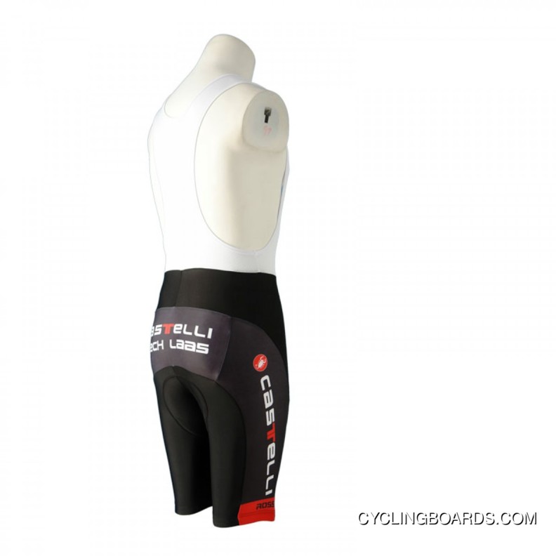 For Sale 2012 New Castelli Black-Red Cycling Bib Shorts