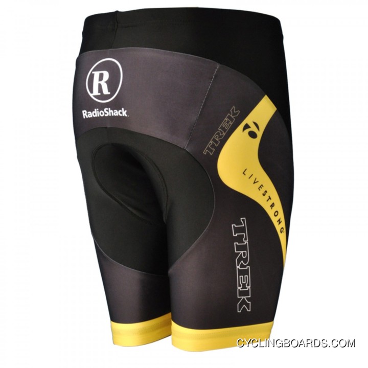 2011 Radioshack Black Yellow Cycling - Cycling Shorts Super Deals