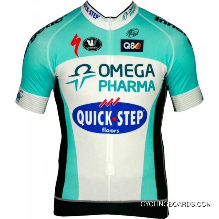 Omega Pharma-Quickstep 2012 Vermarc Professional Cycling Team - Racing Jersey Short Sleeve Frc Online