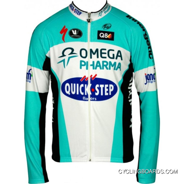 OMEGA PHARMA-QUICKSTEP 2012 Vermarc Professional Cycling Team - Cycling Winter Thermal Jacket New Style