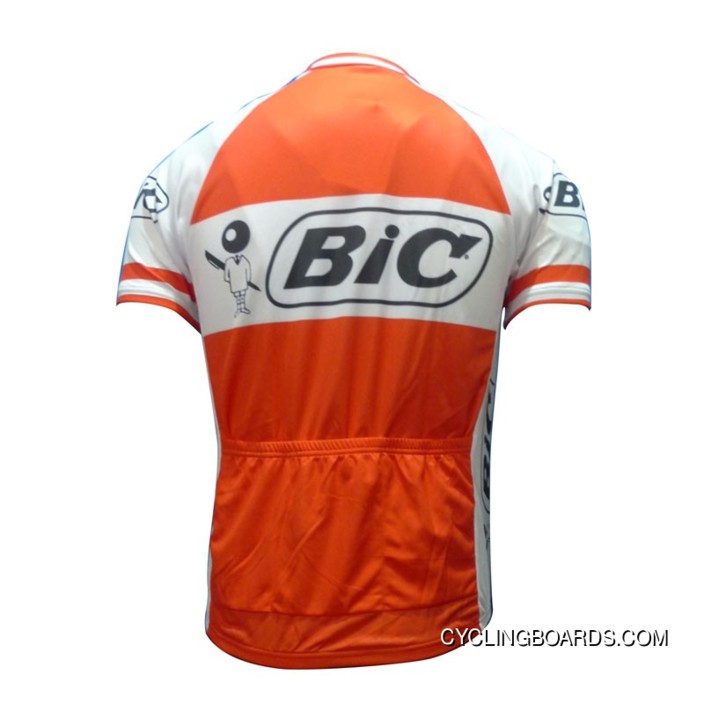 Online BIC Throwback Team Short Sleeve Cycling Jersey TJ-826-4877