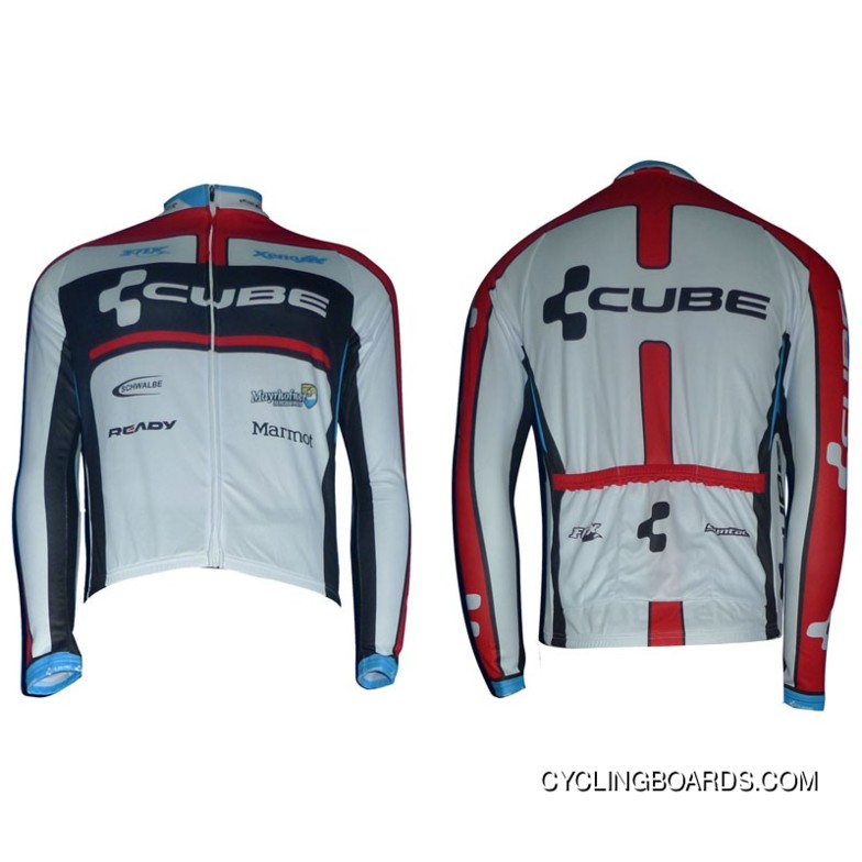 New Release 2012 TEAM CUBE Cycling Long Sleeve Jersey TJ-596-0249