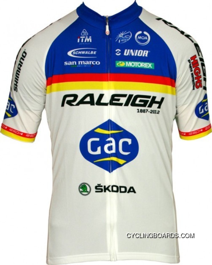 Coupon Raleigh 2012 Moa Professional Cycling Team - Cycling Short Jersey Tj-351-4642