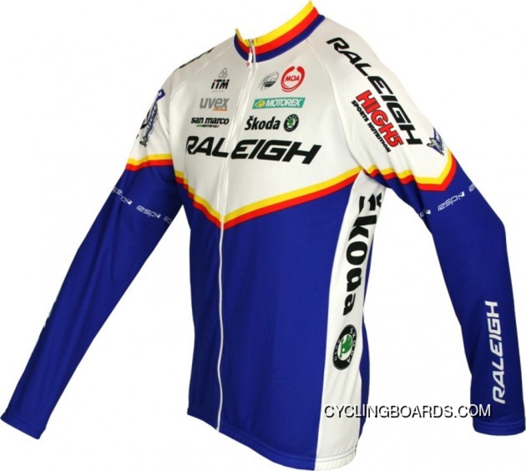 New Style Raleigh 2011 Moa Professional Cycling Team - Cycling Long Sleeve Jersey Tj-186-1266